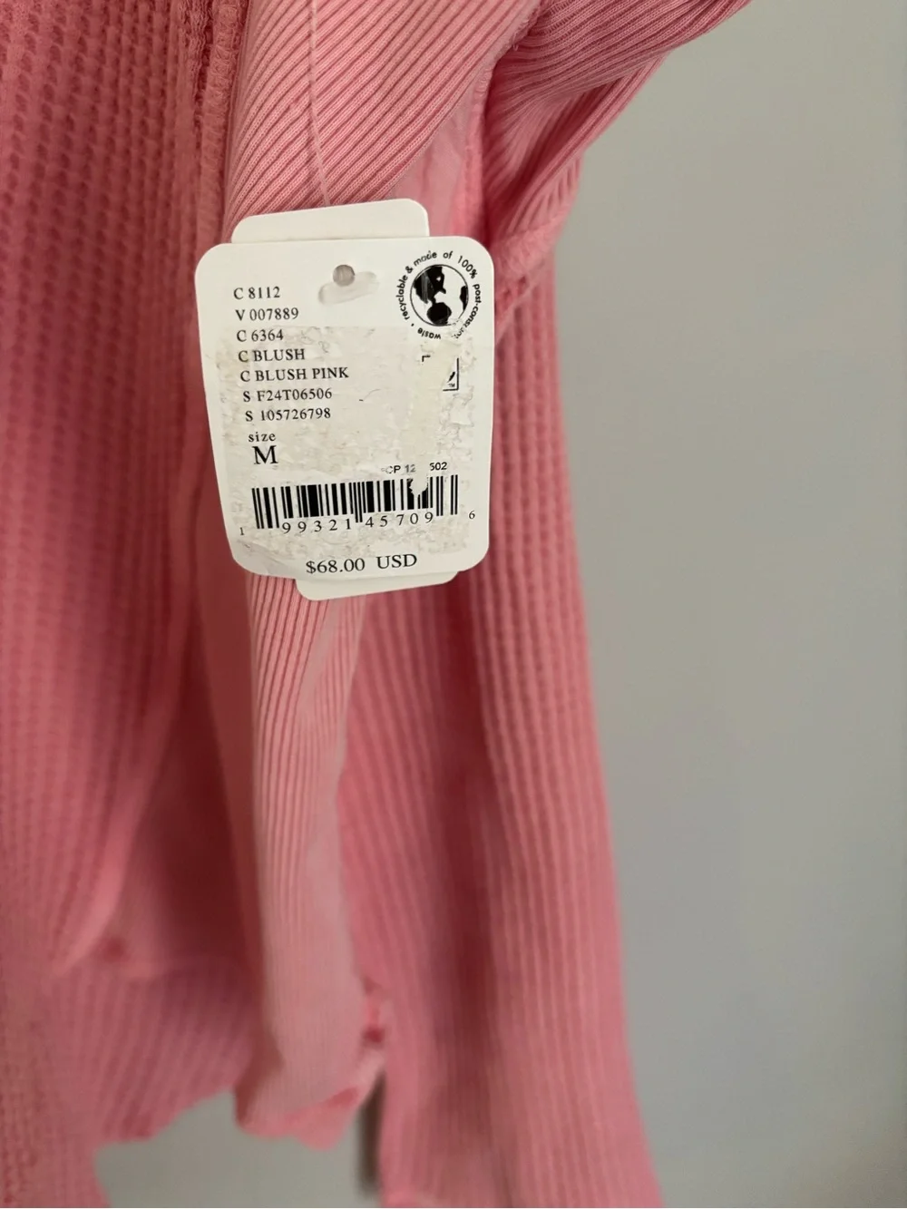 Free People Blake Thermal Top NWT